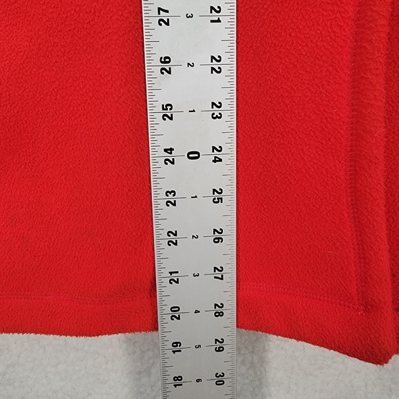 Liz Claiborne Liz Wear Red Collared Button Up Cozy Y2K Pea Coat - Picture 10 of 16